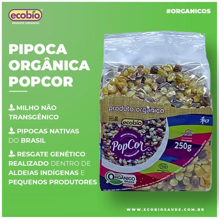 Pipoca Orgânica PopCor